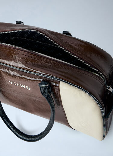 LN-CC® - Y-3 X WB: Bowling Bag - Brown Y-3 X WB Bowling Bag Brown ywb0364003