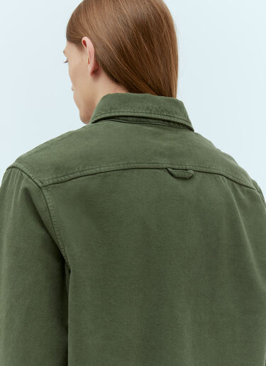 コットンツイルシャツ A.P.C. コットンツイルシャツ グリーン apc0154004