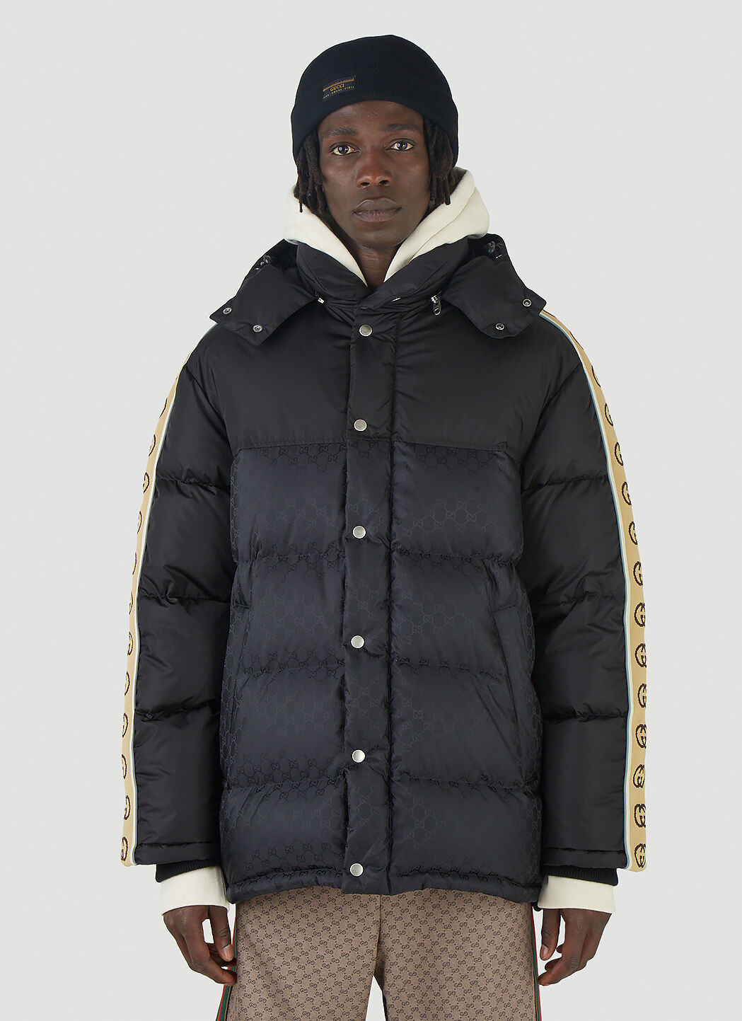 Gucci gg puffa coat discount