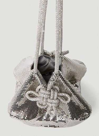 KARA Chainmail UFO Shoulder Bag Silver kar0250013
