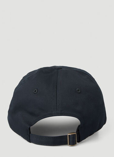 Sky High Farm Workwear Embroidered Six-Panel Baseball Cap Black skh0350019
