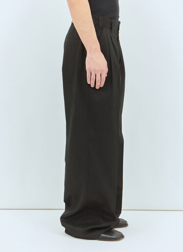 Maison Margiela Drawstring Twill Pants Black mla0158006