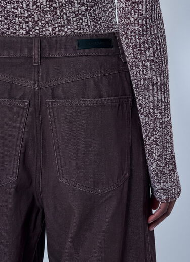 Sportmax Beati 牛仔阔腿裤 棕色 spx0266012