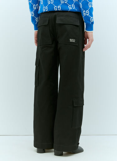 Gucci 斜纹布工装裤  黑 guc0155015