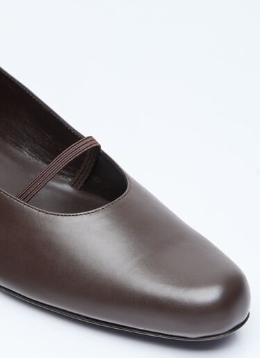 The Row Marion Ballerina Shoes Brown row0255010