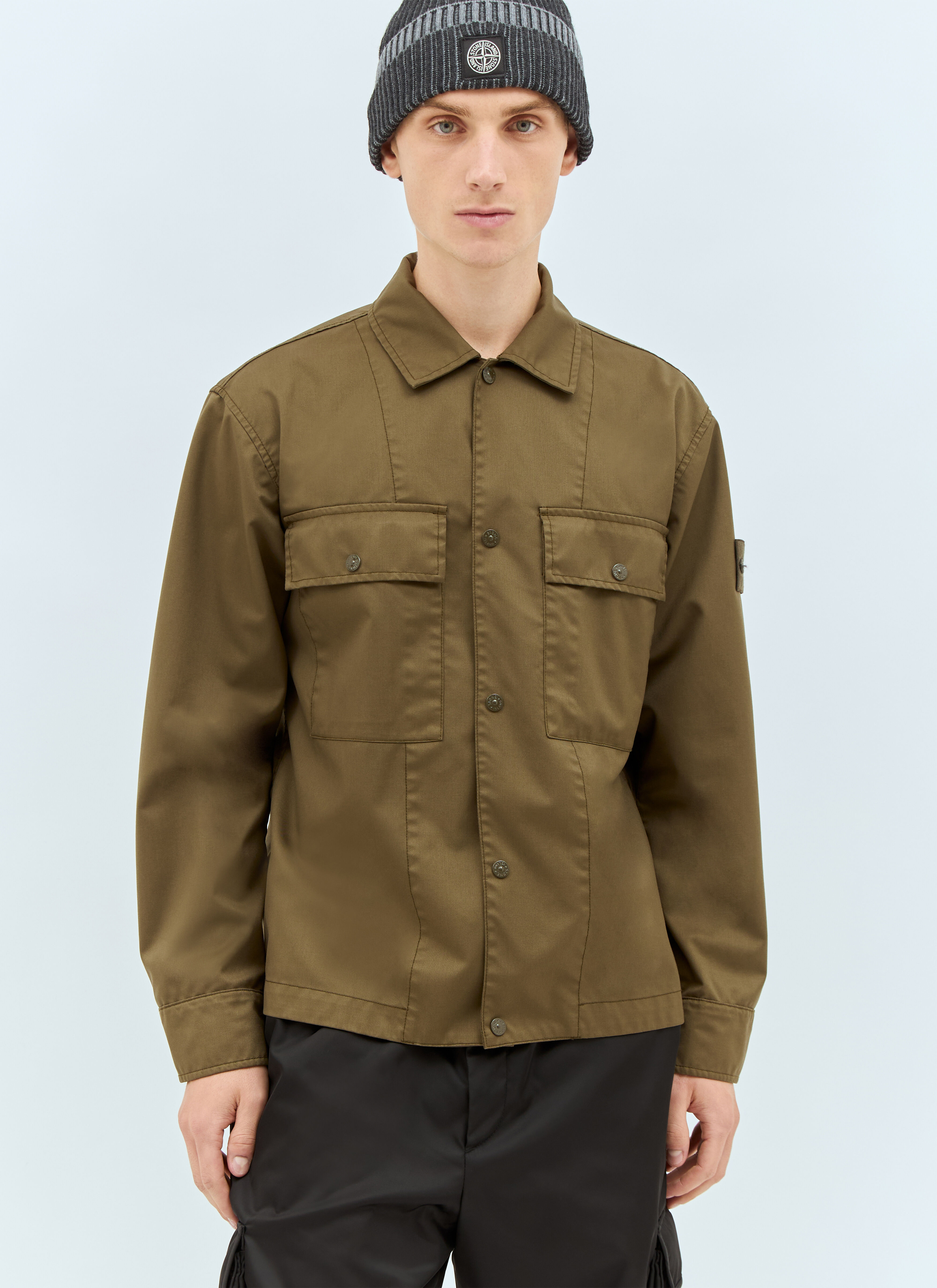 Stone Island Men s Ghost Jacket in Green LN CC