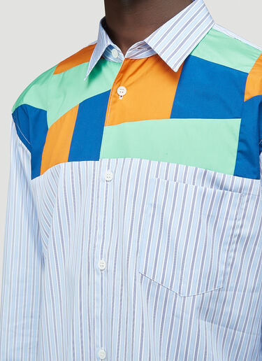 Comme des Garçons SHIRT Stripe Poplin Shirt Blue cdg0144003