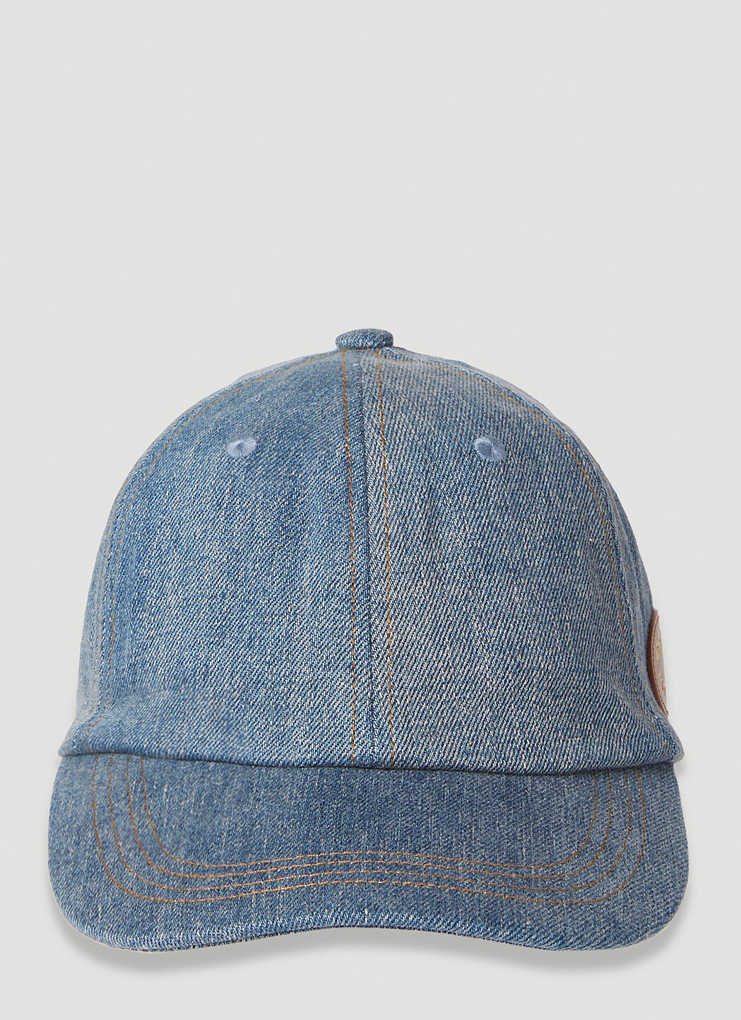 Acne Studios Denim Baseball Cap in Light Blue LN CC