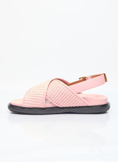 Marni Fussbet Sandals Pink mni0255022