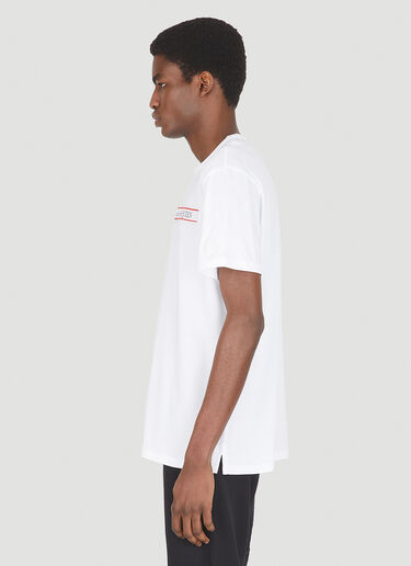 Alexander McQueen ロゴテープTシャツ ホワイト amq0147013
