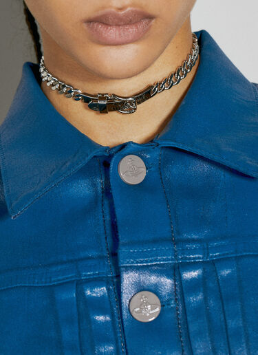 Vivienne Westwood Augustina 贴颈项链/手链 银色 vvw0254037