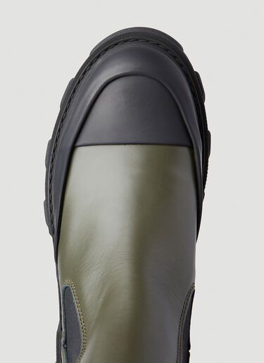 Leather Chelsea Boots GANNI Leather Chelsea Boots Khaki gan0246042
