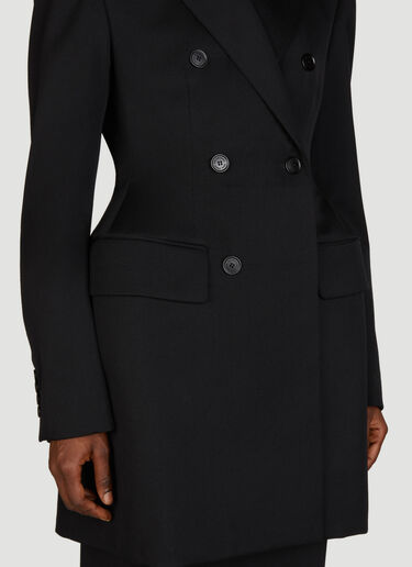 Balenciaga Hourglass Wool Blazer Black bal0255005