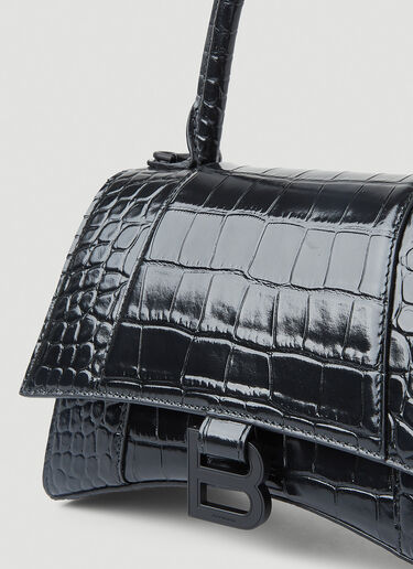 Balenciaga Hourglass Top Handle Small Bag Black bal0245037