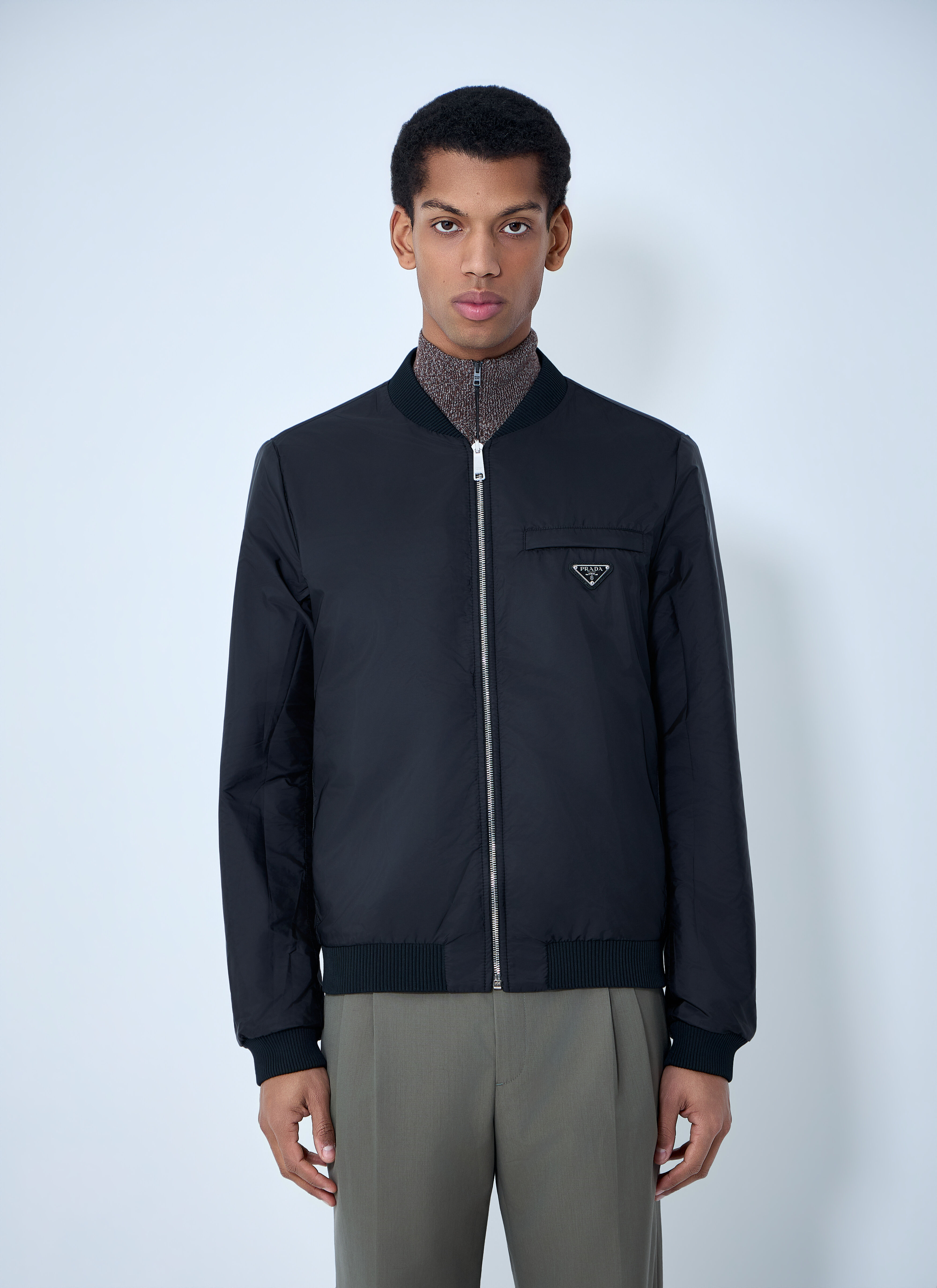 PRADA ボンバージャケット　リバーシブル Prada Men's' Reversible Bomber Jacket in Black | LN-CC®