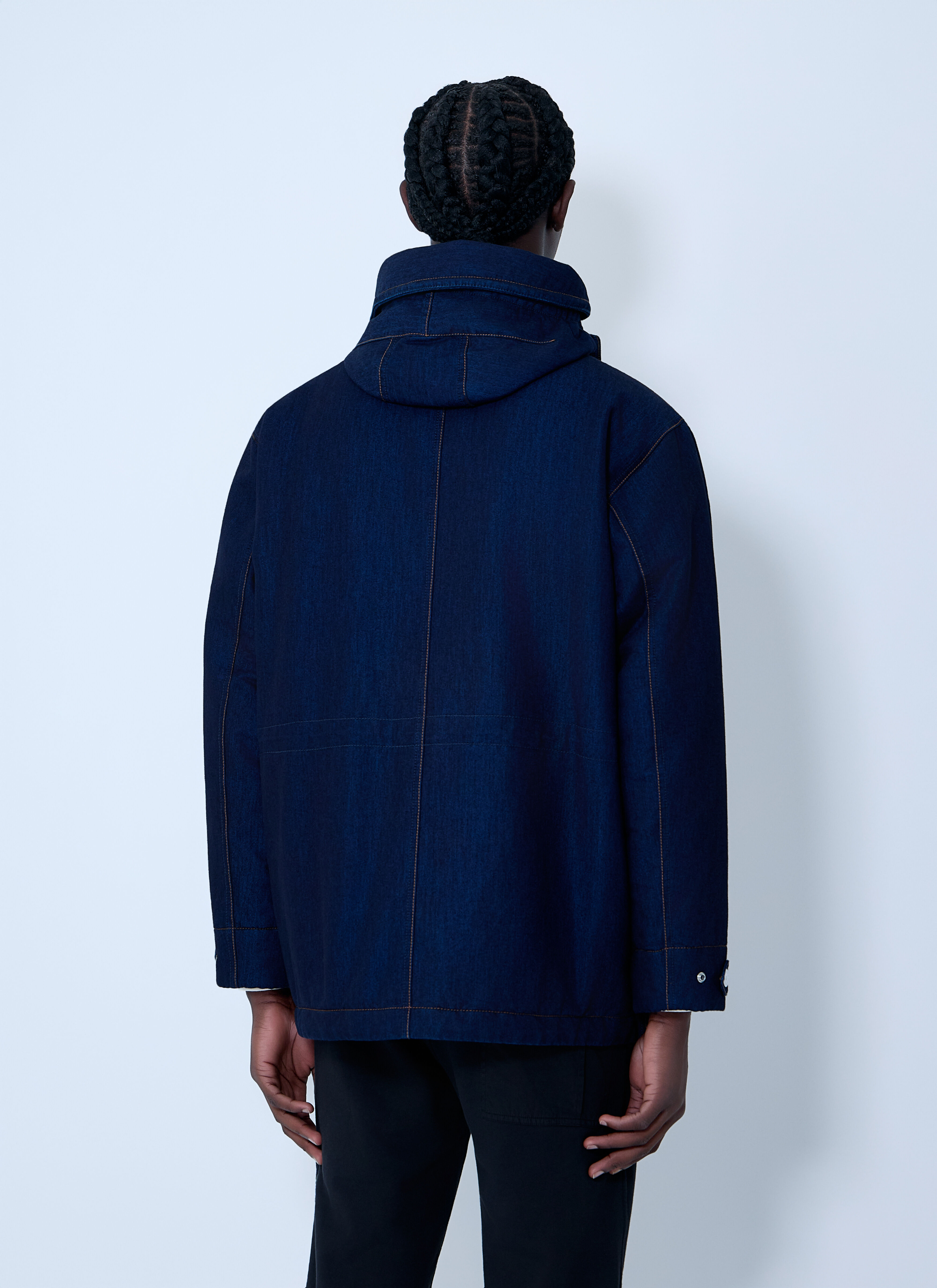 Denim Parka Jacket Stone Island Denim Parka jacket M Stone Island