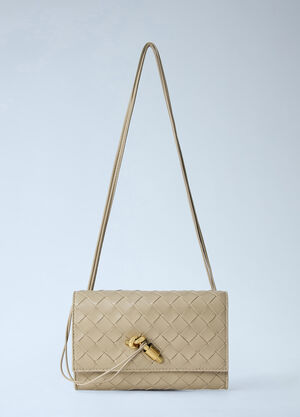 Bottega Veneta Andiamo Pouch on Strap Beige bov0264028