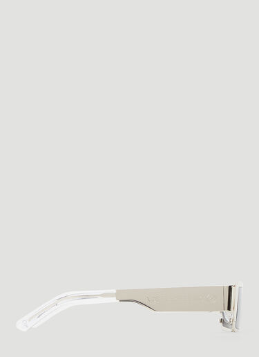 A Better Feeling Rectangle Sunglasses Silver abf0344007
