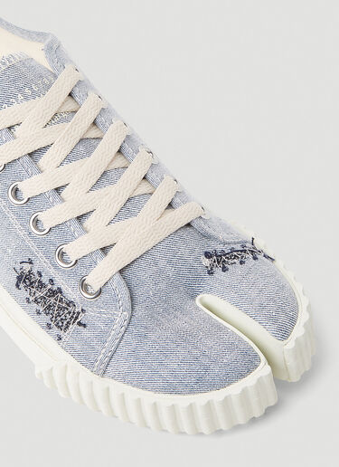Tabi Distressed Sneakers Maison Margiela Tabi Distressed Sneakers Denim mla0251020