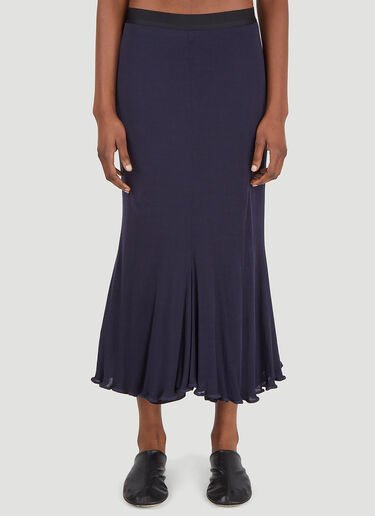 JW Anderson Fluted Hem Skirt Blue jwa0246010