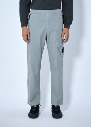 Stone Island Cargo Trousers with Elasticated Waistband Grey sto0165006