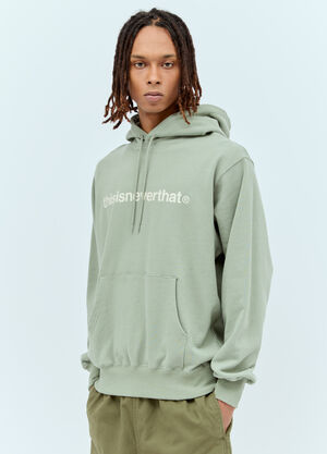 thisisneverthat® Logo Print Hooded Sweatshirt Green tsn0156011