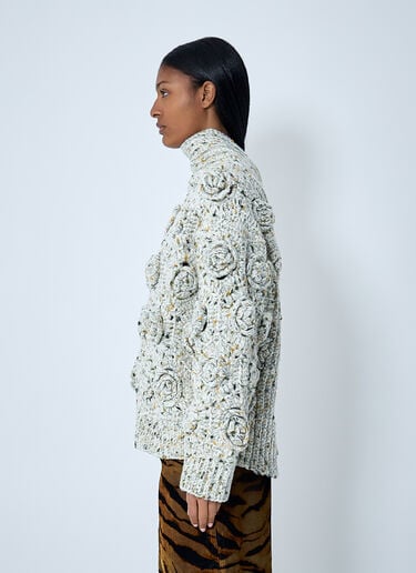 Crochet Sweater GANNI Crochet Sweater White gan0262003