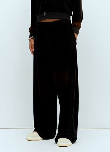 Acne Studios Velvet Track Pants Black acn0156012