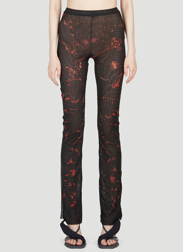 Ottolinger Graphic Mesh Pants Black ott0253004