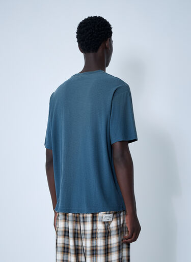 Acne Studios 로고 모티프 티셔츠 네이비 acn0161011