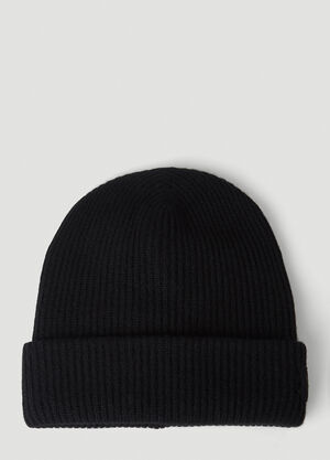 META CAMPANIA COLLECTIVE Kurt Cashmere Beanie Hat Black mtc0148022