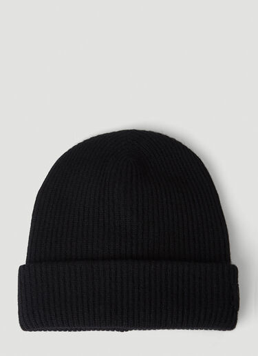 META CAMPANIA COLLECTIVE Kurt Cashmere Beanie Hat Black mtc0148022