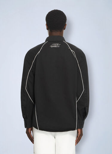 LN-CC® - Off-White: Garment-Dyed Sporty Shirt - Green Off-White Garment-Dyed Sporty Shirt Green ofw0164138