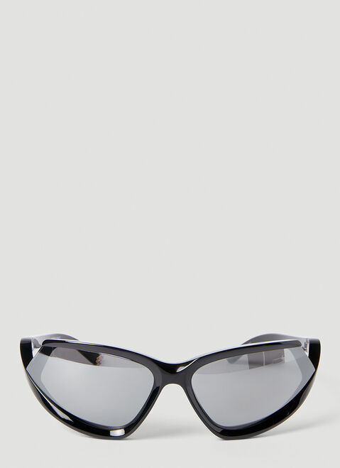 Courrèges Xpander Cat Eye Sunglasses Black cou0354001
