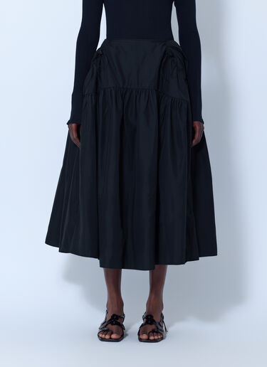 LN-CC® - Cecilie Bahnsen: Cbfilly Midi Skirt - Black Cecilie Bahnsen Cbfilly Midi Skirt Black cec0266027