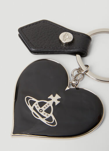 Vivienne Westwood 心形星环钥匙环 黑色 vvw0251074