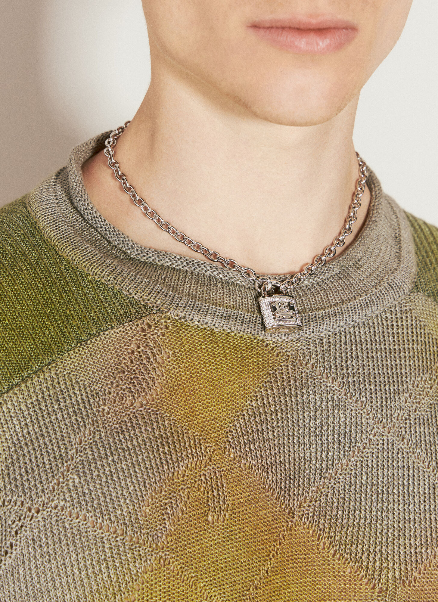 Shop Vivienne Westwood Penina Pendant Necklace In Silver