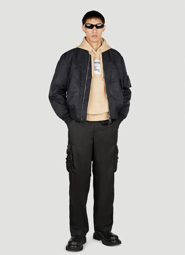 Burberry 徽标贴饰连帽运动衫 奶油色 bur0152031