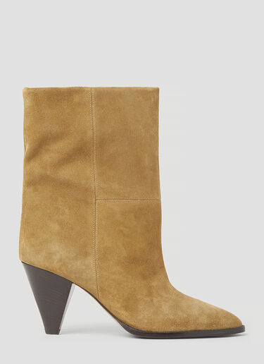 Isabel Marant Rouxa Suede Boots Camel ibm0253023