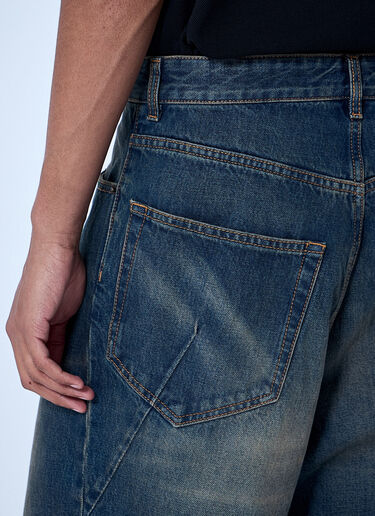 VETEMENTS Wide-Leg Denim Trousers Navy vet0164007