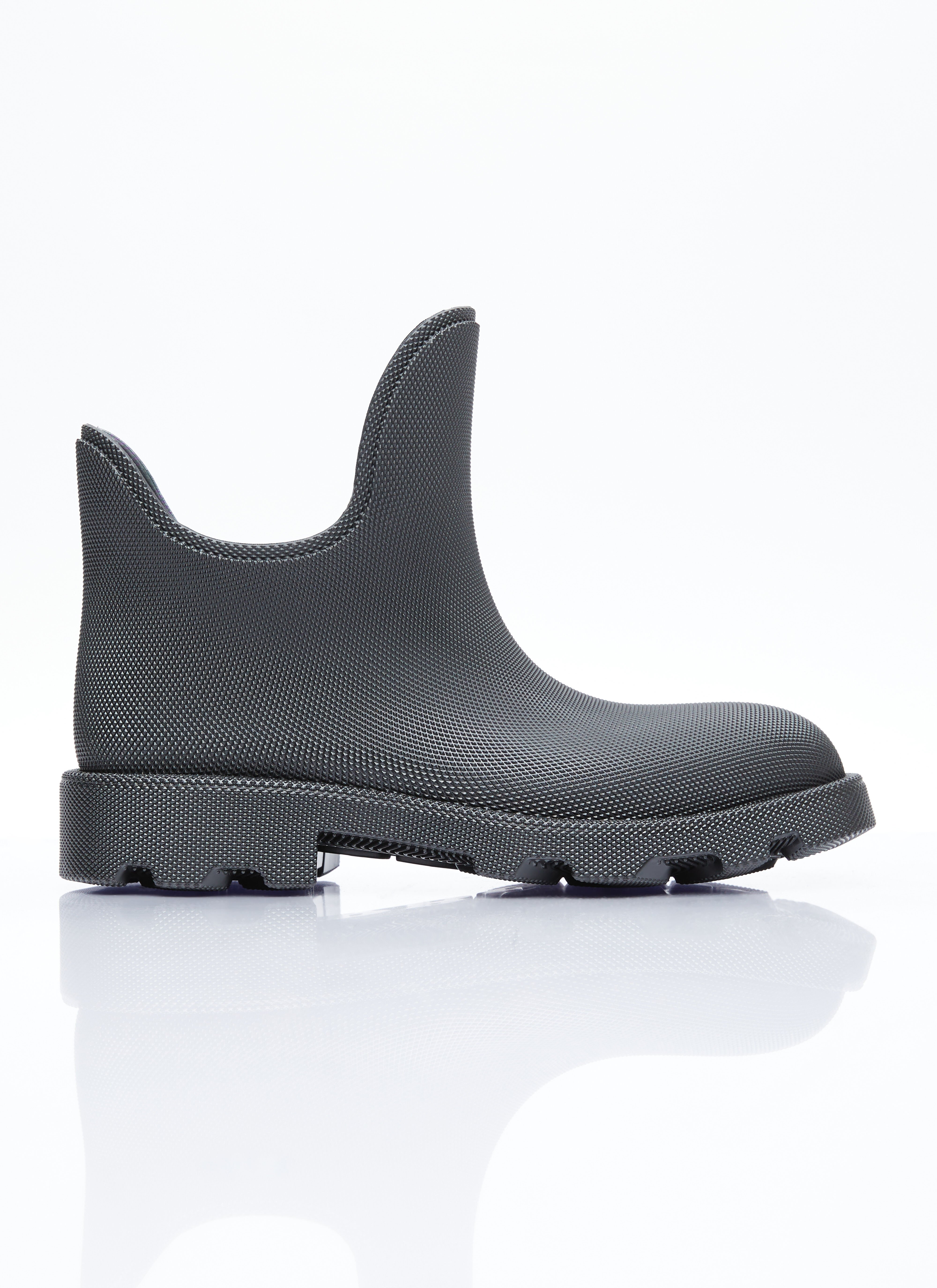 Burberry rain hotsell boots mens black