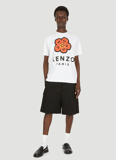 Kenzo Boke Flower Print T-Shirt White knz0150006