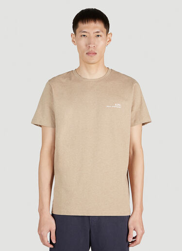 A.P.C. 아이템 001 티셔츠 베이지 apc0151010