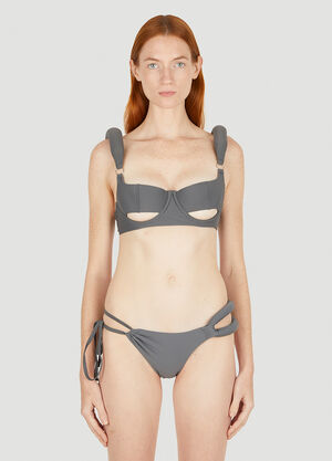 Entire Studios S08 Bikini Top Grey ent0250016