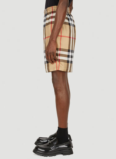 Burberry Bradeston Vintage Check Shorts Beige bur0148017