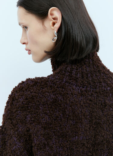 Dries Van Noten 테리나 울 스웨터 브라운 dvn0254028