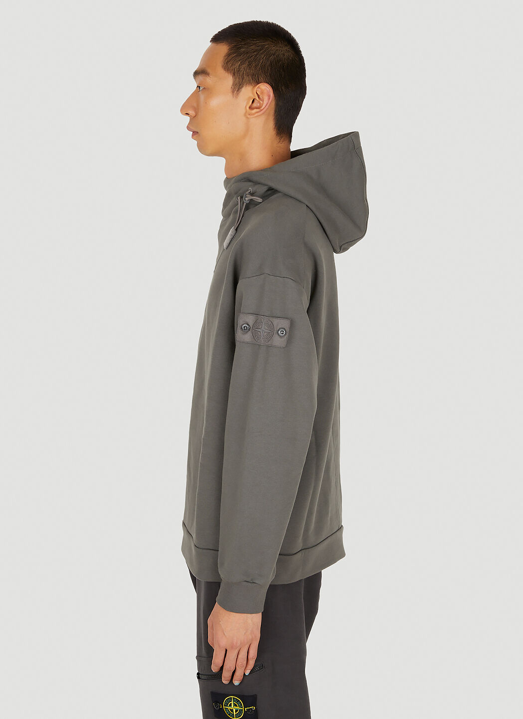 Stone island drawstring hoodie sales