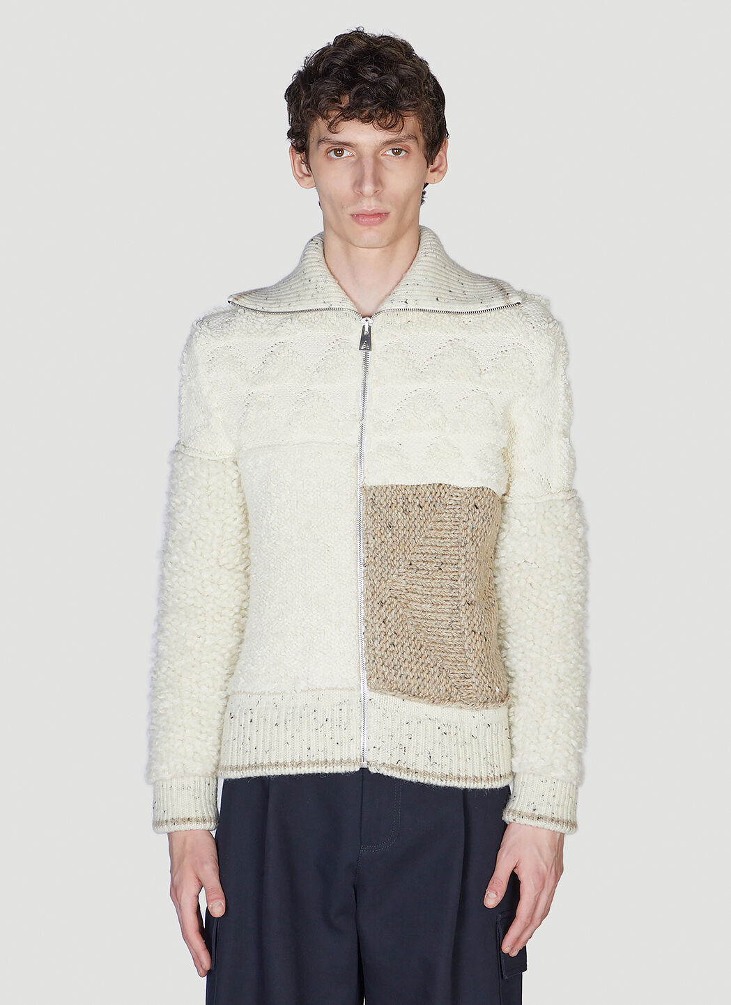Stella mccartney top patchwork cardigan