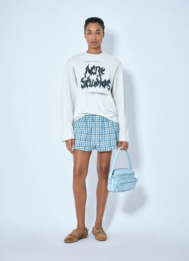 LN-CC® - Acne Studios: Gothic Logo T-Shirt - White Acne Studios Gothic Logo T-Shirt White acn0265019