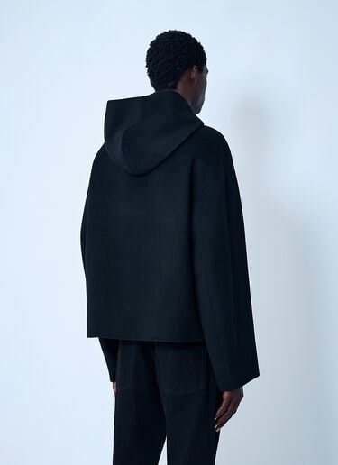 Wool-And-Cashmere-Blend Hooded Jacket Acne Studios Wool-And-Cashmere-Blend Hooded Jacket Black acn0162001